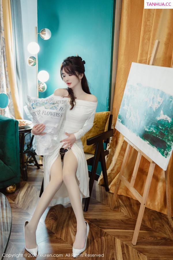 婠婠么  [XiuRen]高清写真图 2023.01.29 No.6182 婠婠么 丝袜美腿第2张图片